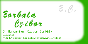 borbala czibor business card